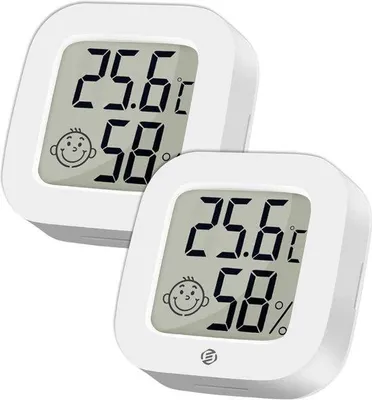Image de Thermomètre et hygromètre d'intérieur numériques
