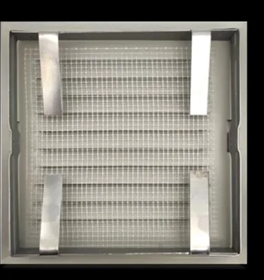 Produktbild von Metallgitter mit Rahmen - versch. Größen und Farben 140 X 140 Weiss