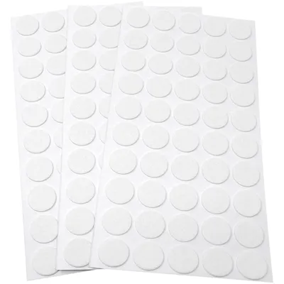 Immagine prodotto di Adsamm® | 150 feltrini | Ø 20 mm | bianchi | rotondi | feltrini autoadesivi per mobili di alta qualità, spessore 1,5 mm