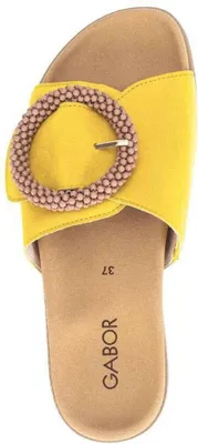 Produktbild von Gabor 83.745 Damen Pantoletten - Pantolette gelb NEU