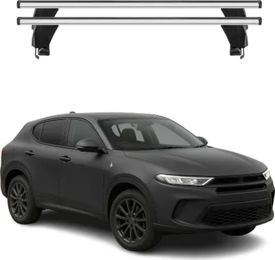 Produktbild von Menabo Dachträger Grundtäger für Dodge Hornet 2022-2025 50kg Alu Silber 2tlg