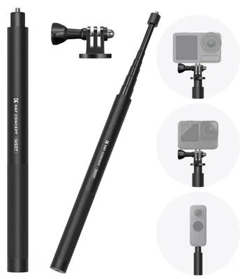 Productafbeelding van MS07 Selfie Stick 153cm, onzichtbare selfiestick, monopod statief