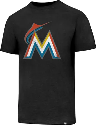 Produktbild von MLB Miami Marlins Baseball T-Shirt navy Club Knockaround Logo 47Brand