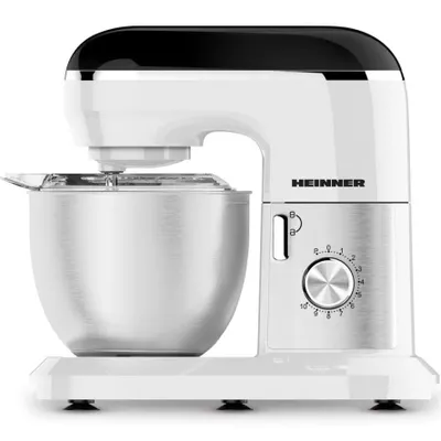 Productafbeelding van Heinner Keukenmachine, 1000 W, 5 liter, 10 standen, met accessoires, wit