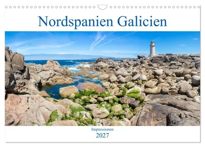 Produktbild von Nordspanien Galicien (Wandkalender 2027 DIN A3 quer), CALVENDO Monatskalender