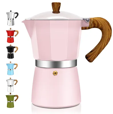 Produktbild von 6 Kops Aluminium-Kaffeekocher für Moka-Kaffee