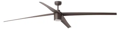 Immagine prodotto di Ventilatore da soffitto a risparmio energetico con luce LED e telecomando Attos Marrone 213 cm