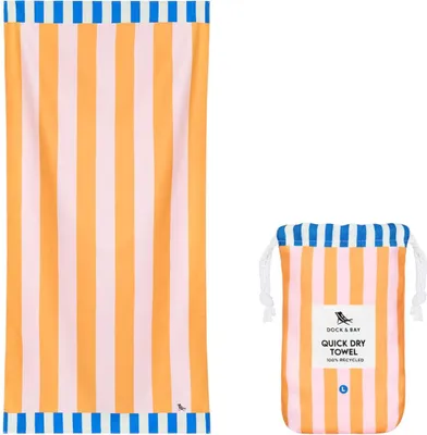 Produktbild von Dock & Bay Beach Towel L Mellow Yellow 160x90cm