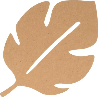 Zdjęcie produktu dla Sylwetka liścia palmy wykonana z drewna MDF 25 cm