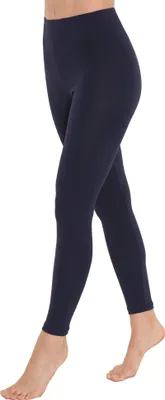 Produktbild von OCERA Damen Lange Leggings aus atmungsaktiver Baumwolle mit hoher Taille,  Standard 100 , Marineblau - L