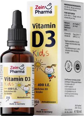 Obrázek produktu pro Zein Pharma vitamín d3 pro děti, 400 iu, tekutina, 10 ml 13821