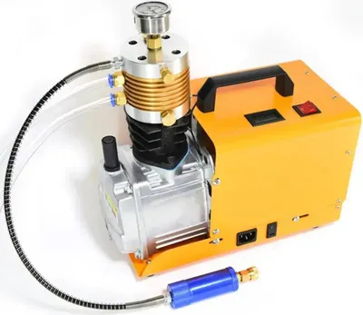 Obrázok produktu pre PCP kompresor – elektrická vysokotlaková vzduchová pumpa – 300 bar (4500 psi) – 1800 W – 220 V – oranžová