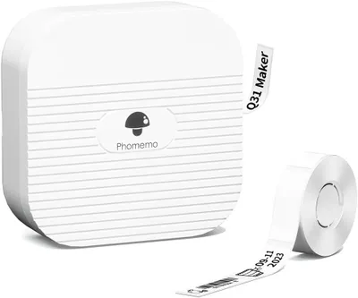Produktbild von Phomemo Q31 Bluetooth Etikettendrucker Mini Etikettiergerät Beschriftungsgerät Selbstklebend für Zuhause, Büro,Thermischer Labeldrucker