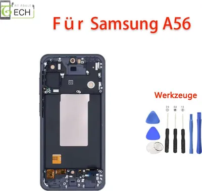 Produktbild von Für Samsung Galaxy A56 SM-A566B LCD Display (Incell) mit Rahmen Touchscreen