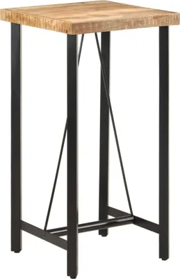 Obrázek produktu pro Barový stůl 55 x 55 x 107 cm masivní mangovník a železo