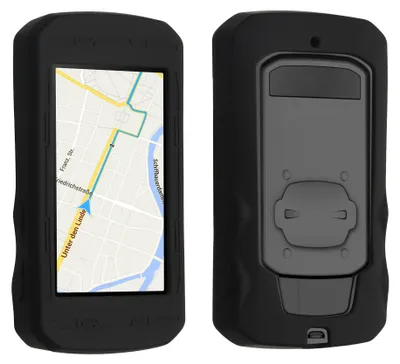 Produktbild von kwmobile Hülle kompatibel mit Bryton Rider 750 - Silikon GPS Fahrrad Case Schutzhülle - in Schwarz