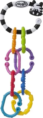 Produktbild von Playgro Zebra 9 Links, 0,25 Jahr(e), Mehrfarbig