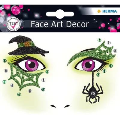 Produktbild von HERMA Face Art Sticker Gesichter "Hexe"