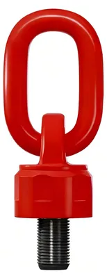 Drehring M14x31,8 mm, legierter Stahl, 360° drehbar, 1,12-2 t, rot
