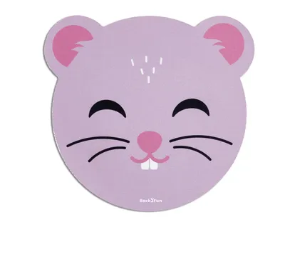 Obrázek produktu pro Podložka pod myš Back2Fun, protiskluzová, kancelářské příslušenství, rozměry 216 x 200 mm, polyester