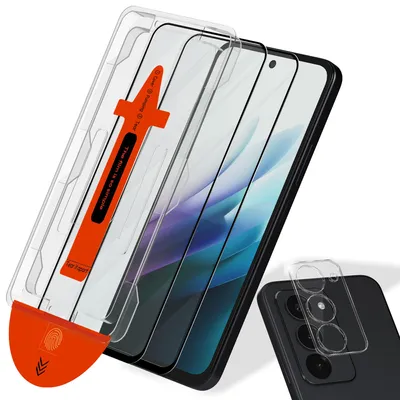 Produktbild von 2-Pack Xiaomi Redmi 15 4G Displayschutzfolie & 1-Pack Kameraschutz - Gehärtetes Glas | [Automatische Installation] - Blasenfrei