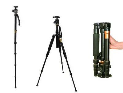 Produktbild von " 2 in 1 " Fotostativ Kamera-Stativ Einbeinstativ Reisenstativ mit Kugelkopf