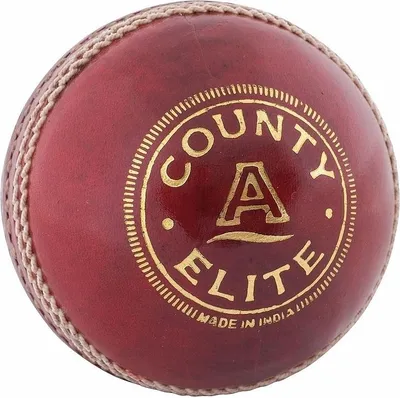 Obrázek produktu pro Čtenáři - kožený kriketový míč "County Elite A" pro děti RD973 (jedna velikost) (červený)