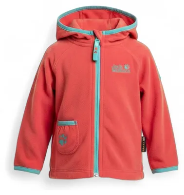 Produktbild von Jack Wolfskin Fleece Jacke Mini Nanuk 100 Kinder Pullover Sweatshirt Rosa Größe 80