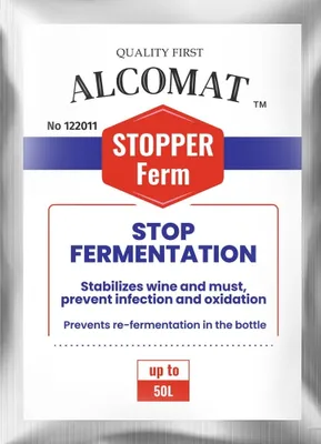 Zdjęcie produktu dla Alcomat STOPPER Ferm | Stabilizacja i zatrzymanie fermentacji | Wino i moszcz | do 50 l