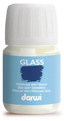 Produktbild von Darwi 5x DARWI Verdünner für Glasmalfarbe, Flakon 30ml Transparent DA0700030001C
