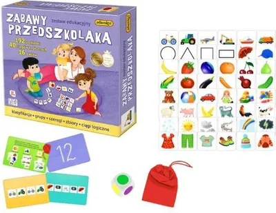 Produktbild von Adamigo Lernspiel-Set für Vorschulkinder ab 3 Jahren