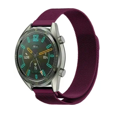 Produktbild von Strap-it Huawei Watch GT 2 Milanese Armband (Lila)
