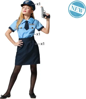Produktbild von Verkleidung für Kinder Polizei 7-9 Jahre