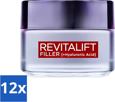 Produktbild von L'Oréal Revitalift Filler Tagescreme 50 ml - Vorteilspack - 12 Stücke