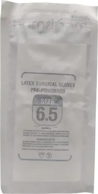 Produktbild von Sterile, gepuderte Latex-OP-Handschuhe MEDISMART Größe 6,5 – 1 Paar