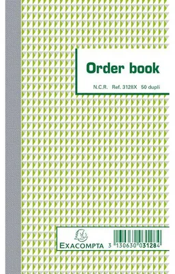 Produktbild von Exacompta - Bestellbuch 175x105mm 50x2 Blatt