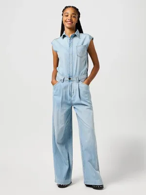Immagine prodotto di Wrangler 112362713, tuta blu, taglia L, donna, colore blu, taglia L