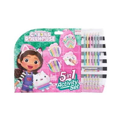 Image de Maison de poupées Gabby - 5 en 1 avec ensemble