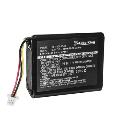 Produktbild von Akku-King 20113456, Akku, Schwarz, Lithium-Ion (Li-Ion), 750 mAh, 3,7 V, 2,775 Wh