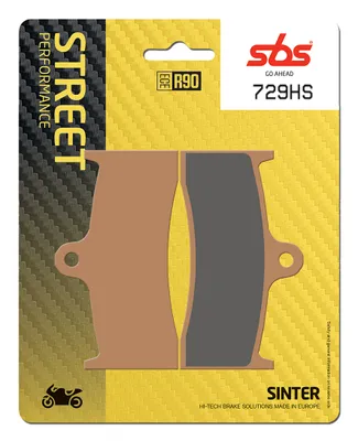 Produktbild von Bremsbelag SBS 729HS (Satz pro Scheibe) Street Sinter