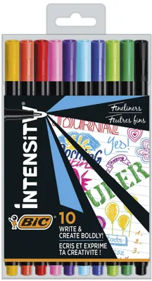 Produktbild von BIC Intensity Fineliner 10 Farben
