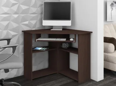 Immagine prodotto di Scrivania angolare per PC DRIONAS - wengé