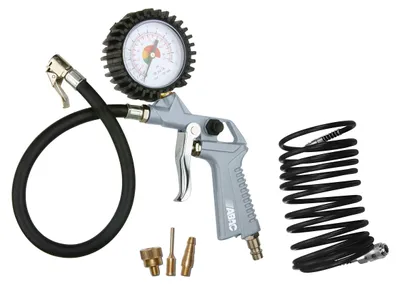 Immagine prodotto di Set di 5 pezzi per gonfiaggio ad aria compressa, compatibile con compressore G-811TI, include un gonfiatore per pneumatici
