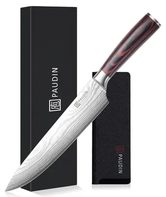 Kochmesser 23 cm, Edelstahl, ergonomischer Griff, rostfrei