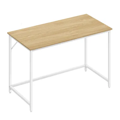 Produktbild von VASAGLE Schreibtisch Computertisc 120x60x76cm schmaler Bürotisch natureichenfarben