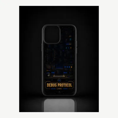 Image de Coque de protection pour iPhone 12 Pro Max, étui de téléphone avec motif de débogage – LUNØIR ©