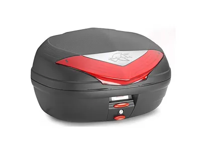 Zdjęcie produktu dla KAPPA Topcase "K466" Monolock, 46 l Inha Reflector czerwony