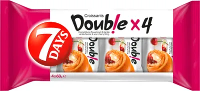 Produktbild von 7DAYS Croissant Vanille/Sauerkirsch 60g