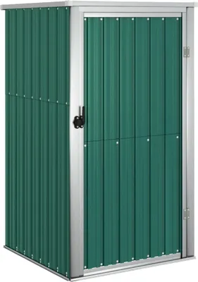 Produktbild von vidaXL Gerätehaus Grün 88x89x161 cm Verzinkter Stahl