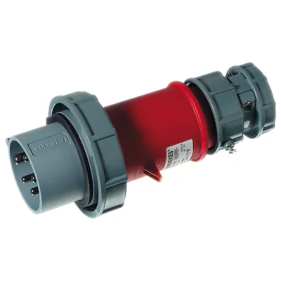 Produktbild von Mennekes CEE-Stecker PowerTOP, 16 A, IP67, rot 3821 (Power-Top Starkstrom)